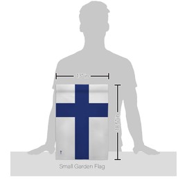Americana Home & Garden Finland Garden Flag Regional Nation International World Country Particular Area House Decoration Banner Small Yard Gift Double-Sided, Made in USA