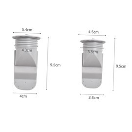 Outanaya Durable Small Floor Grey Odor Control for Kitchen Bathroom Use Sturdy Design Prevents Drain Loss for Washing Machine Tanks