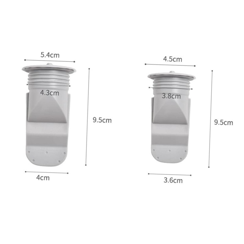Outanaya Durable Small Floor Grey Odor Control for Kitchen Bathroom