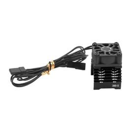 RC Motor Single Cooling Fan Heat Sink Aluminum Alloy 32000RPM RC Radiator for 28mm 29mm 380 Brushless Motor 8.4V Black