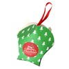 Needzo Green Christmas Gift Boxes, Decorative Ornament Shaped Box for