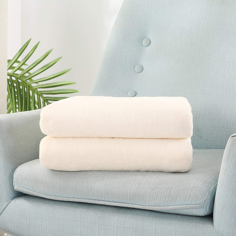 TASTHROW Cuddly Blanket, Soft Fleece Blanket, Sofa Throw, Soft and