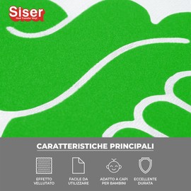 Siser® Stripflock PRO Fluo Green, 30cm x 0,5mt, Vinile Termotrasferibile Termoadesivo Floccato per la Personalizzazione dei Tessuti, Abbigliamento e Accessori, Hobby Creativi, Facile da Tagliare
