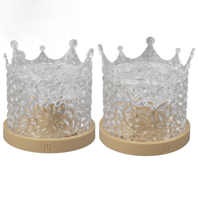 Wave Night Light 3 Colors 1000mAh USB Rechargeable Brightness Adjustable