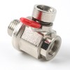 Oil Drain Valve with removable L-Shape Hose End Combo (14mm-1.5)