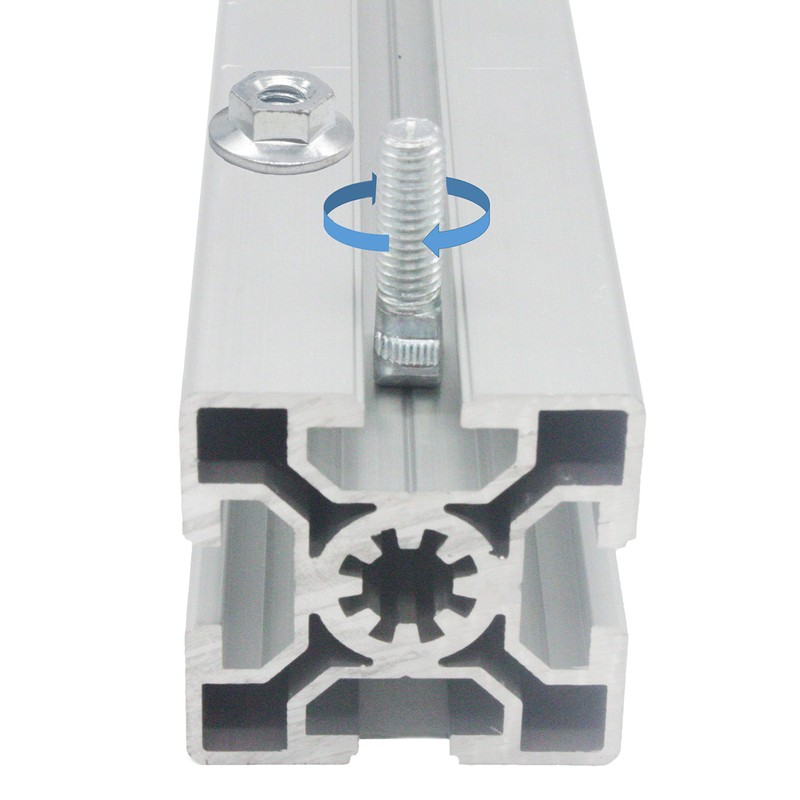 Hammer Screws M8 x 25 for Slot 10 Galvanised Steel