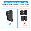 QBUC for Chevy Key Fob Cover,Soft Key Shell Case with