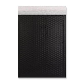 Pack of 10 Metallic Bubble Lined Envelope Postage Bag Mailers (A4 / C4-324mm x 230mm, Black)
