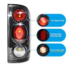 AUTOWIKI TailLights For 2001 2002 2003 2004 Toyota Tacoma Altezza Tail Lights Rear Lamp Assemblies