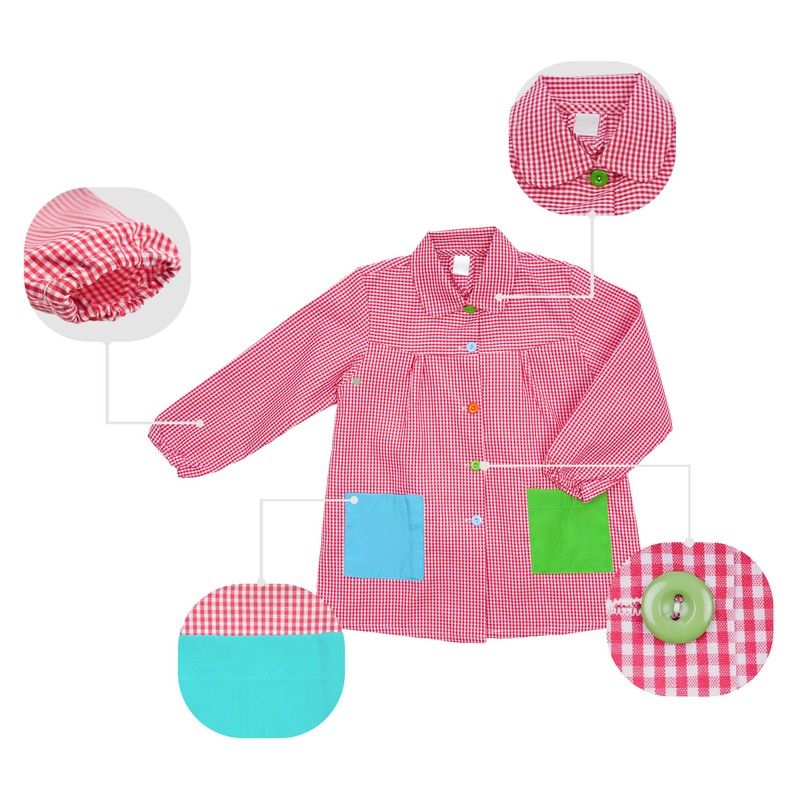 ETREXONLINE Kids School Painting Apron Craft Apron for Kids with