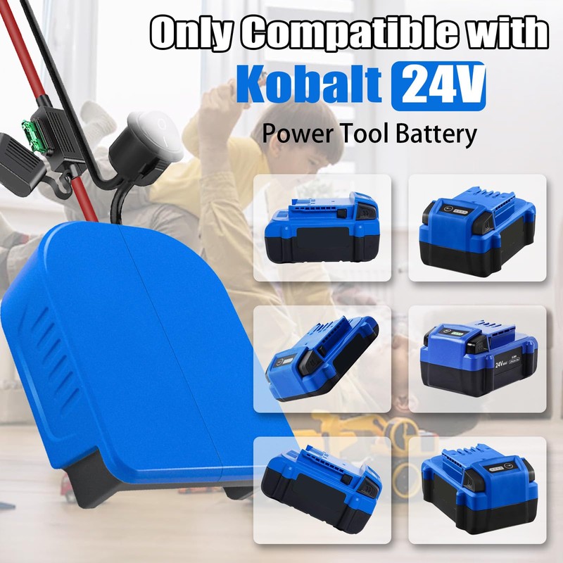 URUN 2 Pack for Kobalt 24V Max Battery Power Wheel
