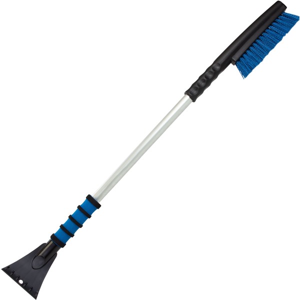 Mallory 996-35 Maxx 35" Snow Brush with Foam Grip and Clear Aluminum Handle (Colors May Vary)