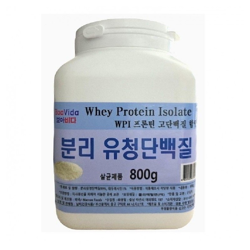 Boabitha 보아비다 분리유청단백질 WPI 헬스보충 프로틴 800g
