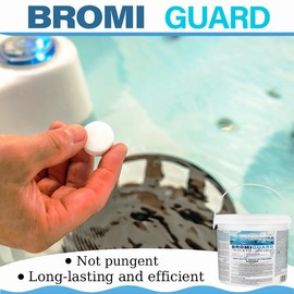 1 Inch 2.5 Lbs Bromine Tablets for Spa Hot Tub Chemical Tabs Brominating Tablets Spa Hot Tub Chemical Sanitizer
