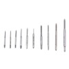 10 PCS Mini Machine Hand Taps Set, M1 to M3.5