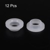 QUARKZMAN Pack of 12 Flange Sockets Plastic Bushings ID 10