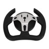 277mm Racing Steering Wheel with 135mm Adapter Black PU Universal