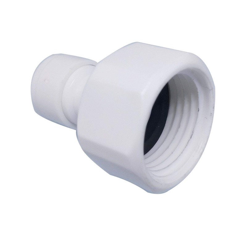 2pcs 1/2" Female Thread to 1/4" Tube Quick Connect Push