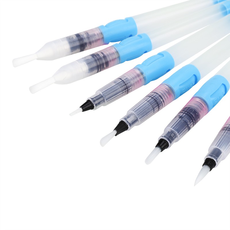 6PCS Water Brush Pens Watercolor Pen for Kids Children School