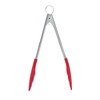 Cuisipro 歯付シリコントング24cm レッド 74 717705