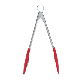 Cuisipro 歯付シリコントング24cm レッド 74 717705