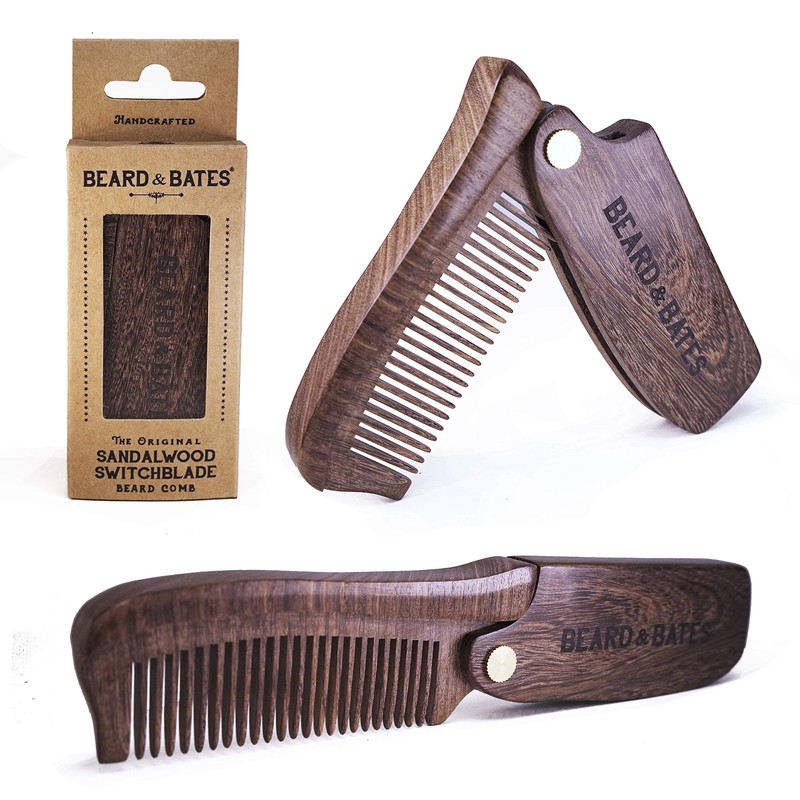 BEARD & BATES The Sandalwood Switchblade - El peine de