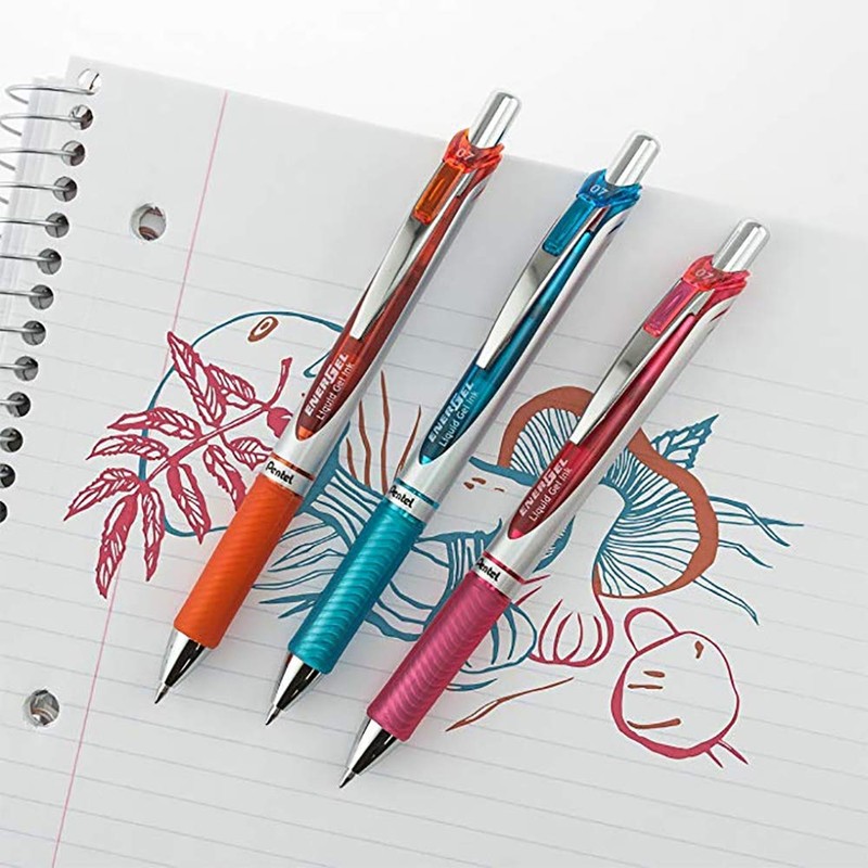 Pentel BL77 Energel XM Gel Roller 0.7 mm (Pink, Dark