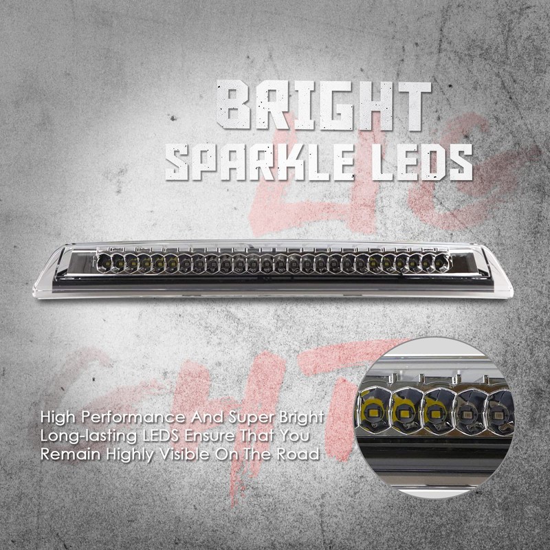 High Mount 3rd Stop Light Compatible with 2004-2015 Nissan Titan,