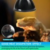 REPTI HOME Reptile Light Fixture with Dimming Thermostat, 8.5 Inch