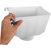 2 Piezas Rainwater Diverter para Downspout en Pvc Blanco, Conexión
