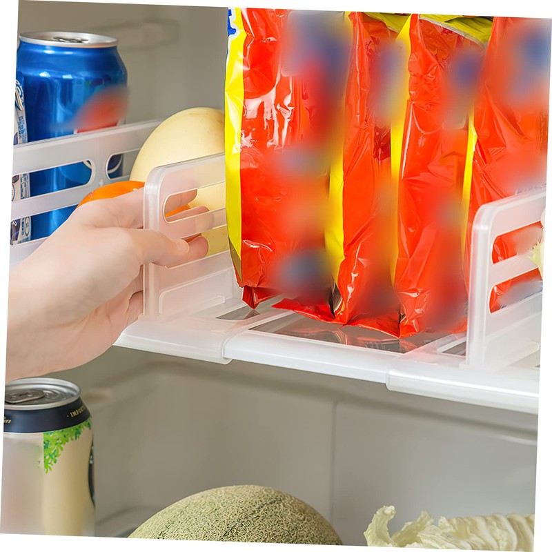 Operitacx Fridge Organizer Bins Fridge Divider for Drinks Milk Spices