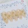 Ether Beige Handmade Nail Tips - Square M / 에테르