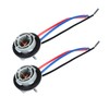 ZIMISI 2PCS 1157 LED Bulb Socket Plug, Waterproof Brake/Turn Signal/Tail