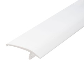 Outwater Plastics Flexible Polyethylene 1-1/2 Inch Off-Set Barb T-Molding in White (12')