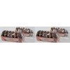 2 Pack Benton's Coconut Macaroons Chocolatey, 6 Large Belgian Chocolatey