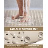 Yolife Extra Large TPE Shower Mat, 47.2" L x 31.5"