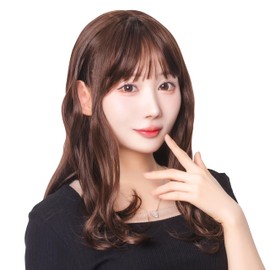 Clearstone WIGGY RICH Wig, Wavy Medium, Women's Chocolat Brown