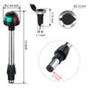 CLGMarine Bow Light,Boat Navigation Lights Red And Green Led,Light Pole