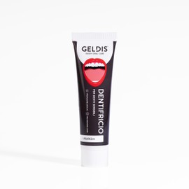 GELDIS Professional Toothpaste Remineralising - Toothpaste Remineralising Toothpaste for Sensitive Teeth with Anticaria, Effect for Teeth Cleaning, OK Vegan - 100 ml (Liquorice, Pack of 1)