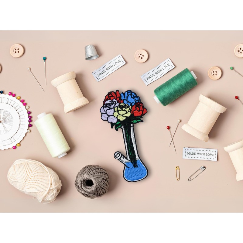 Finally Home Iron-On Patch - Hide the Bong | Funny