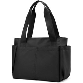 PlasMaller - Bolsa de viaje de mano para equipaje plegable Equipaje de viaje Bolsas deportivas para gimnasia Mochila de hombro liviana (Negro)