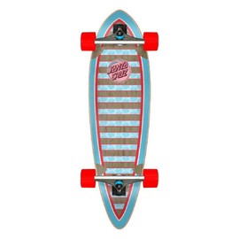 Santa Cruz Skateboards Decoder Wave Pintail Longboard Cruiser, 9.2" x 33"