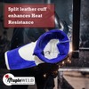 Maple Industrial Products Inc. MW600 White/Blue Goatskin Welding Gloves (X