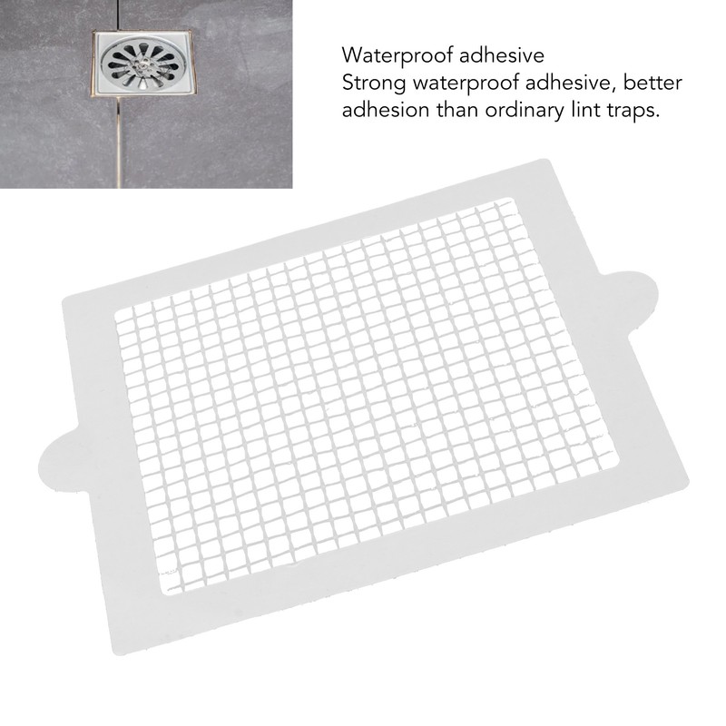 10pcs Disposable Hair Catchers Multipurpose Efficient Quadrate Waterproof Strong Adhesive