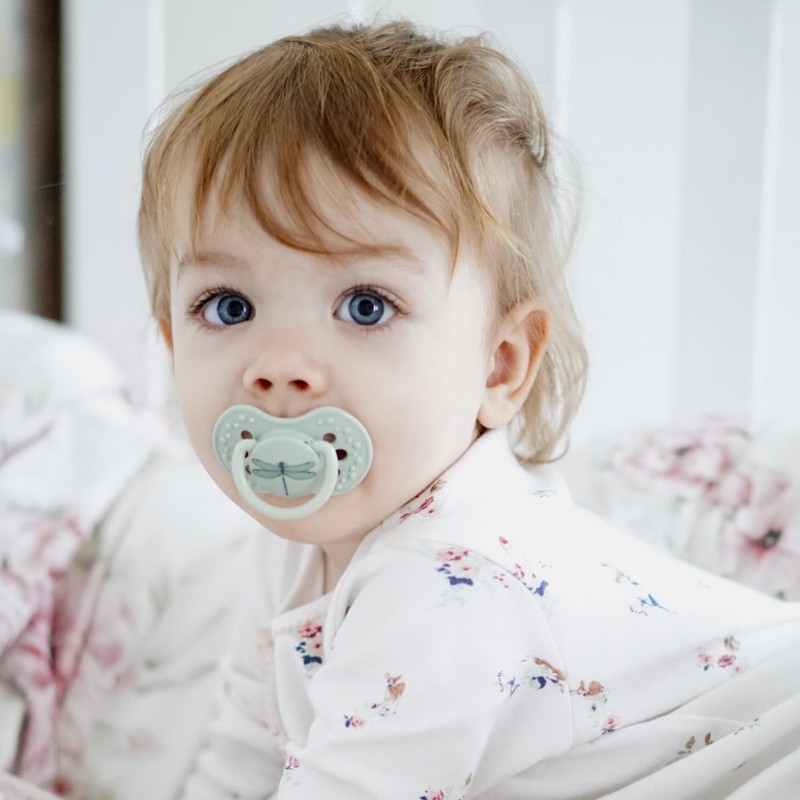 Difrax Lovi Dynamic Dummy 6 to 18 Months Blue &