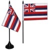 Fritze® Desk Flag USA Hawaii Flag 4 x 6 Inches