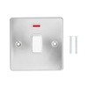 Wall Plate Switch 1‑Gang Light Switch Cover Plate with Indicator