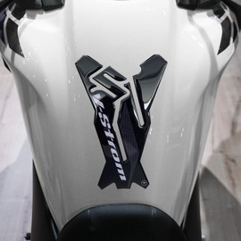 labelbike - Tank Pad 3D Gel Sticker Compatible with Motorcycle Suzuki V-STROM 650 2017-2022