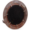 Nagina International Rustic Copper Shipwrecked Premium Nautical Porthole Mirror |
