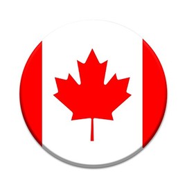 2X Sticker Set - Canadian Flag - for Phone Grip Stent Cell Phones Tablets (Stickers Only)